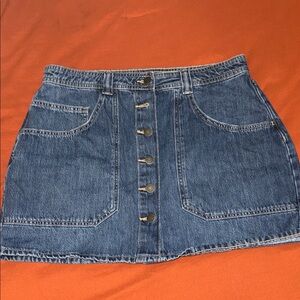 Old Navy Blue Denim Mini Skirt